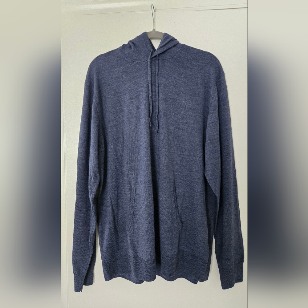 Goodthreads Men's Lightweight Pullover Hoodie Sweater - Size XL - Blue